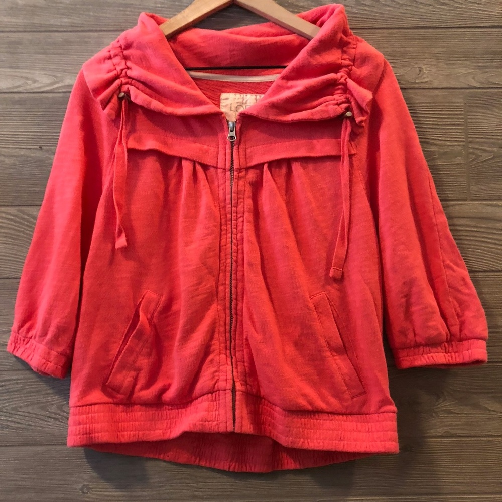 Ann Taylor Loft Lounge Full Zip Sweatshirt